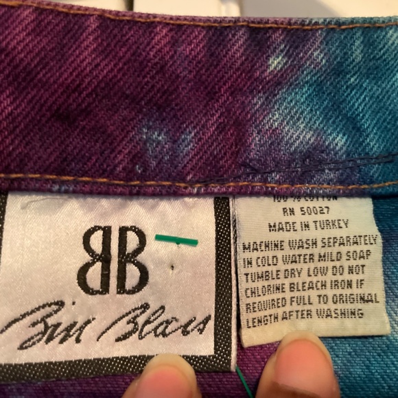 Vintage Bill Blass Tye Dye Vest - Picture 3 of 4